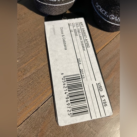 Dolce & Gabbana kids baby shoes sneakers brown NWT - Picture 4 of 5